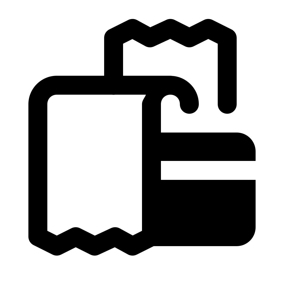 ios 17 glyph style acquista con la carta icon