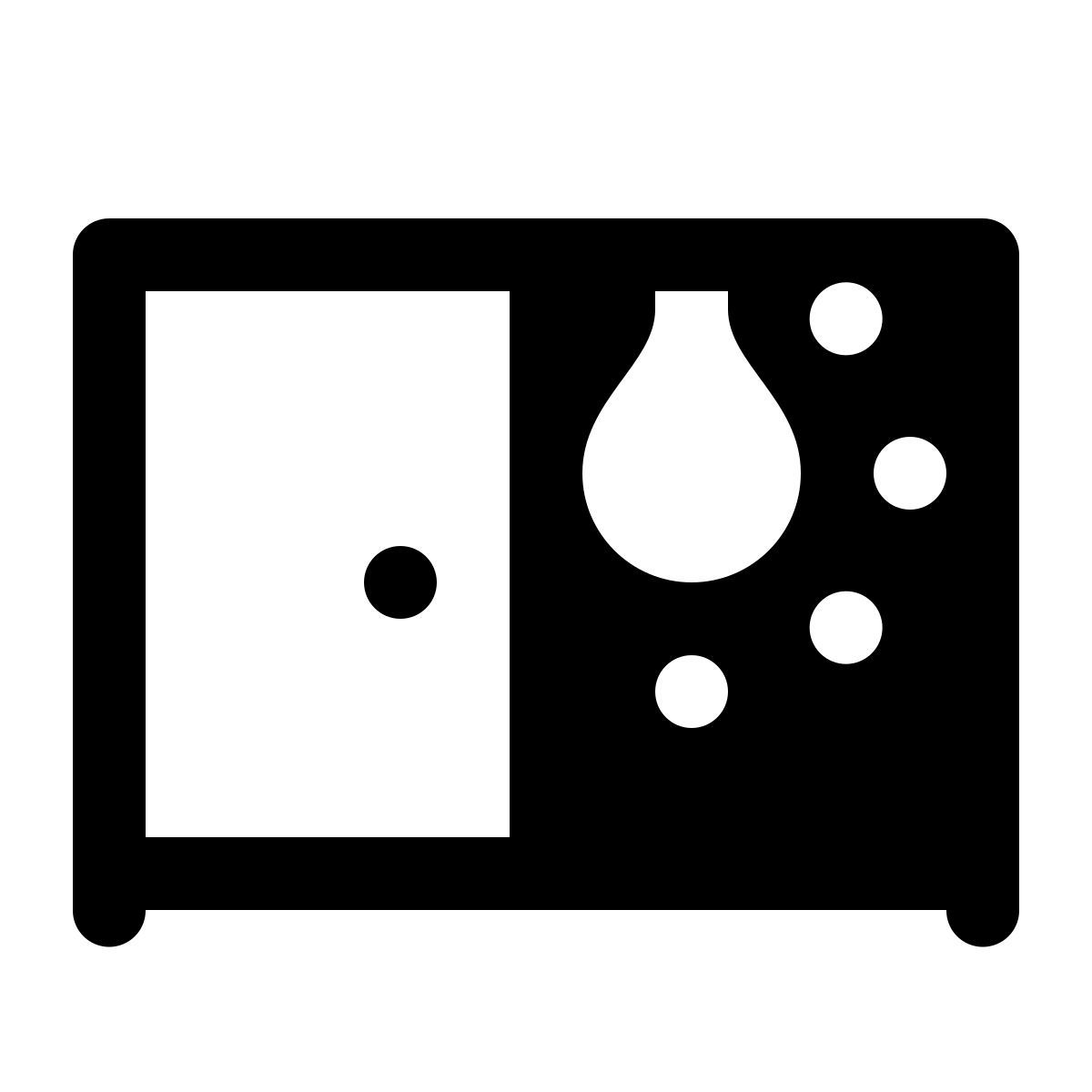 ios 17 glyph style 橱柜灯 icon