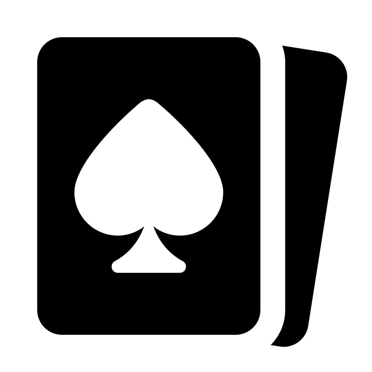 ios 17 glyph style casino icon