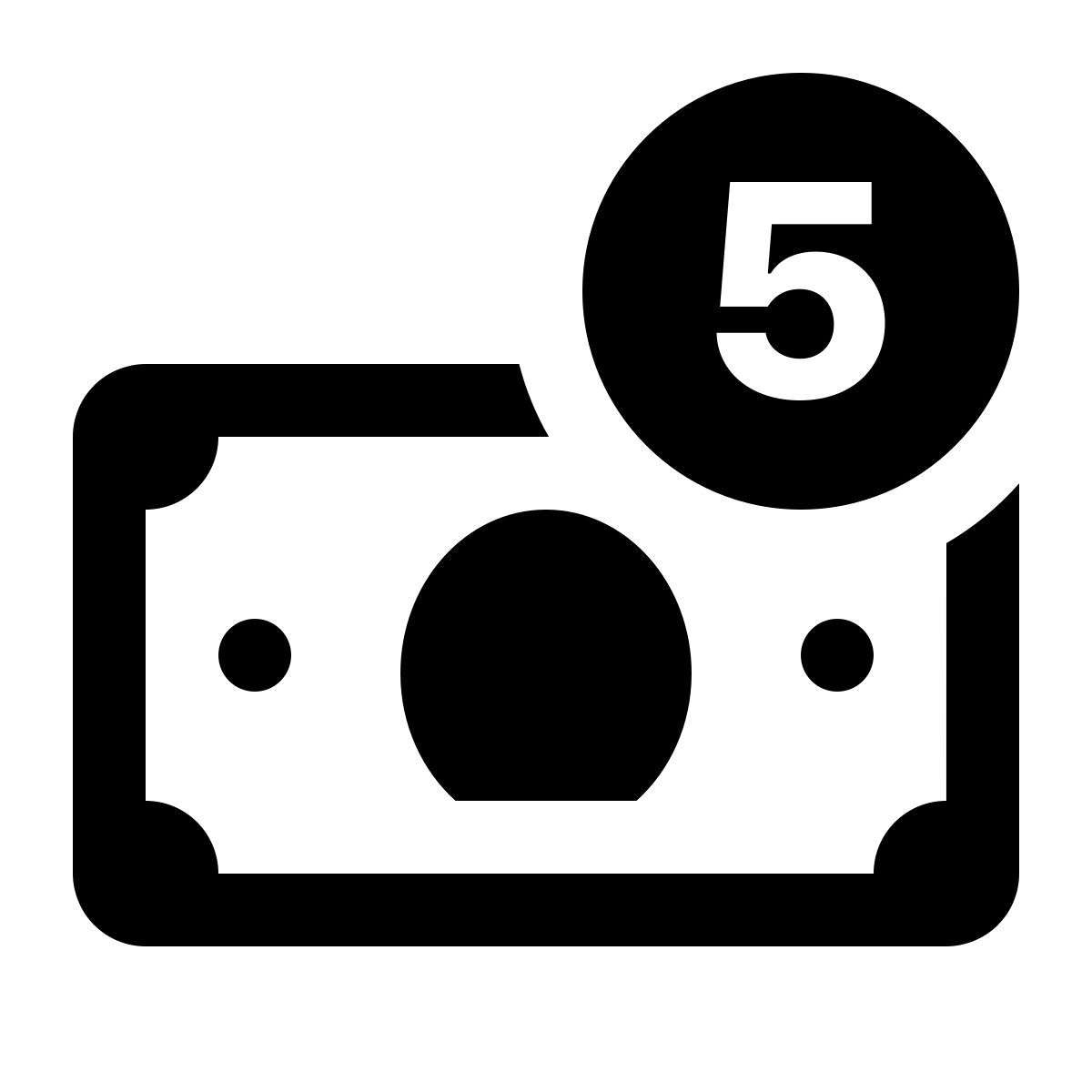 ios 17 glyph style kasse icon