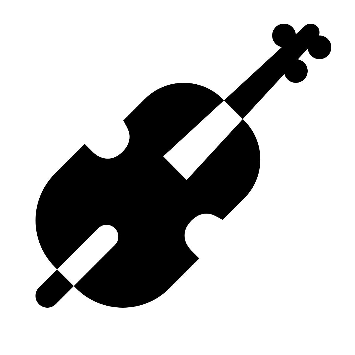ios 17 glyph style violoncelle icon
