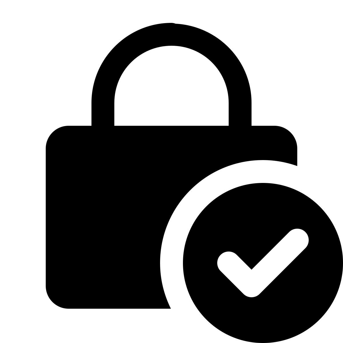 ios 17 glyph style check lock icon