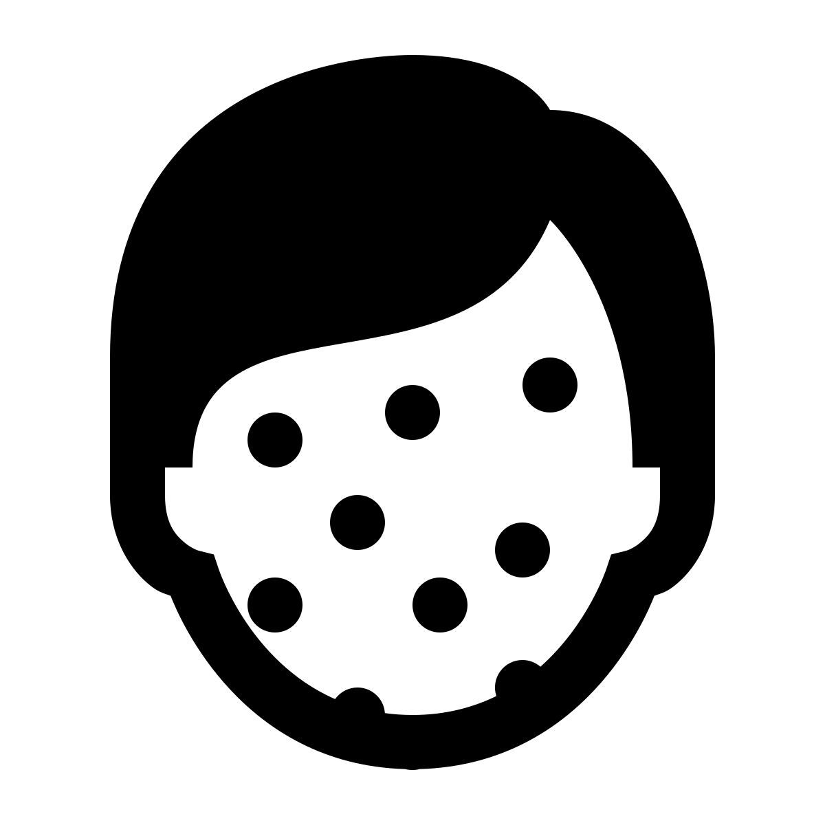 ios 17 glyph style 水痘 icon