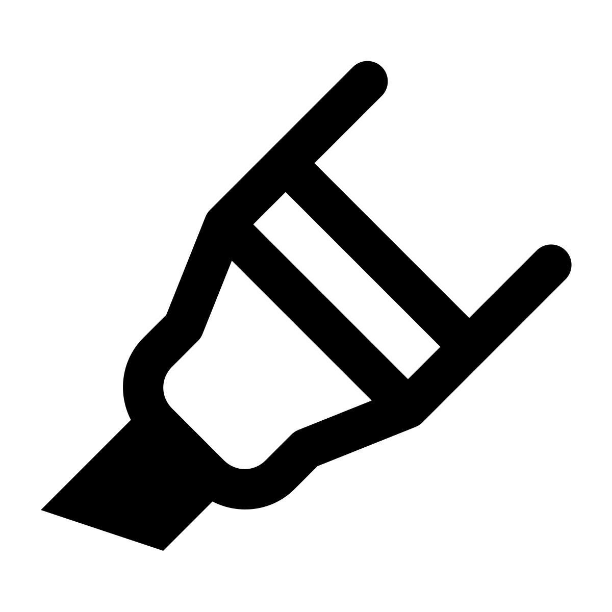ios 17 glyph style chisel tip marker icon