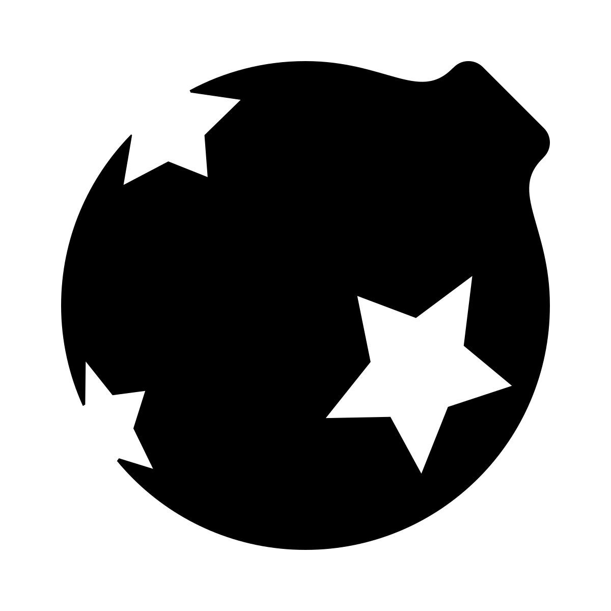 ios 17 glyph style 圣诞球 icon