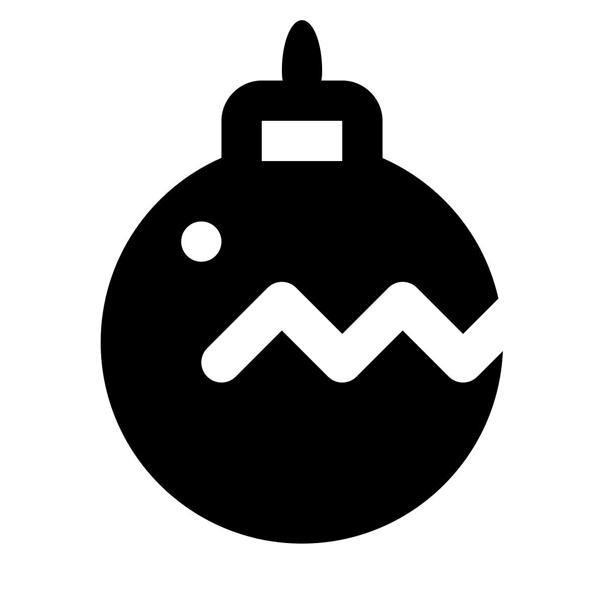 ios 17 glyph style feliz navidad icon