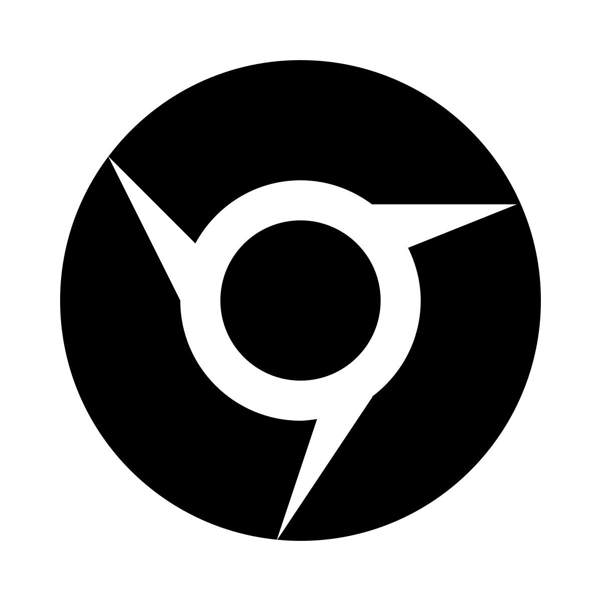 ios 17 glyph style chrome icon