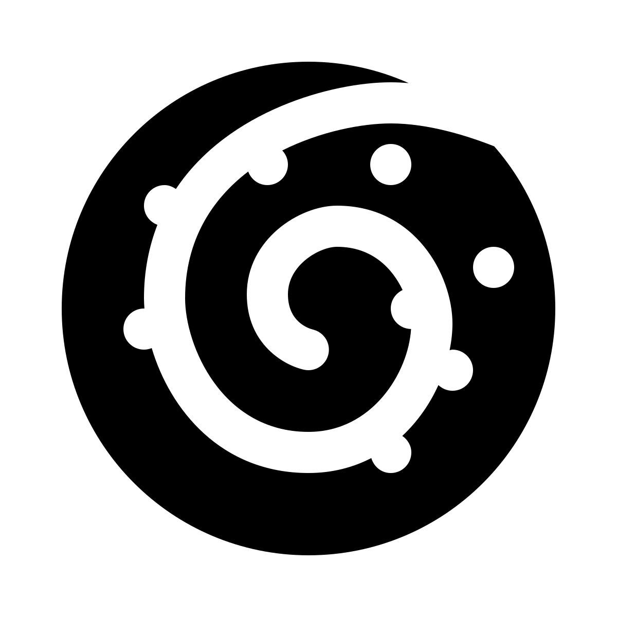 ios 17 glyph style 肉桂卷 icon