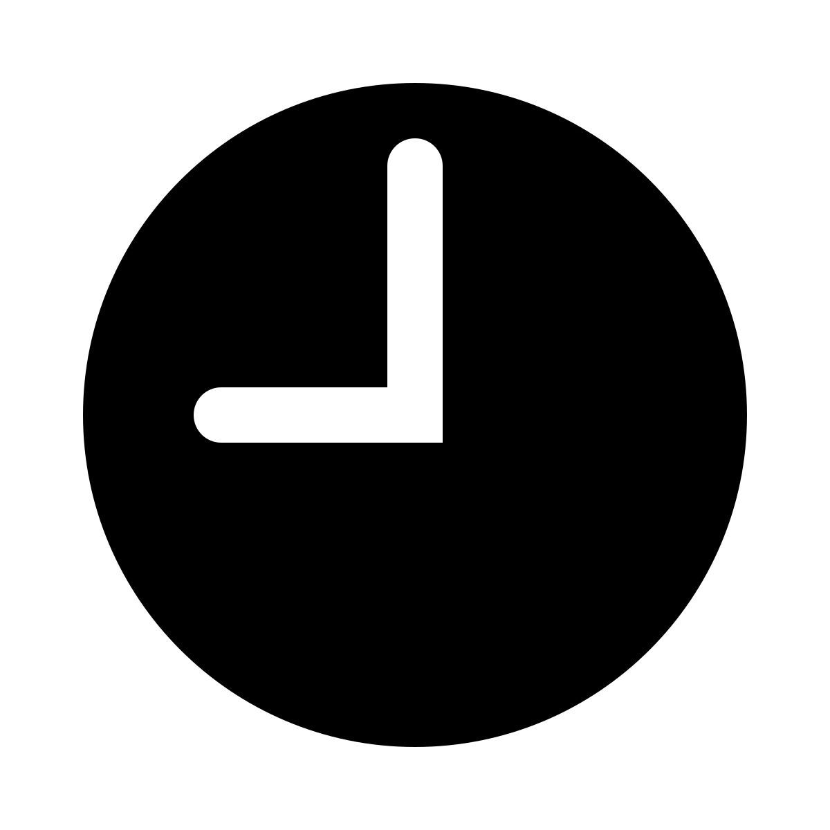 ios 17 glyph style orologio icon