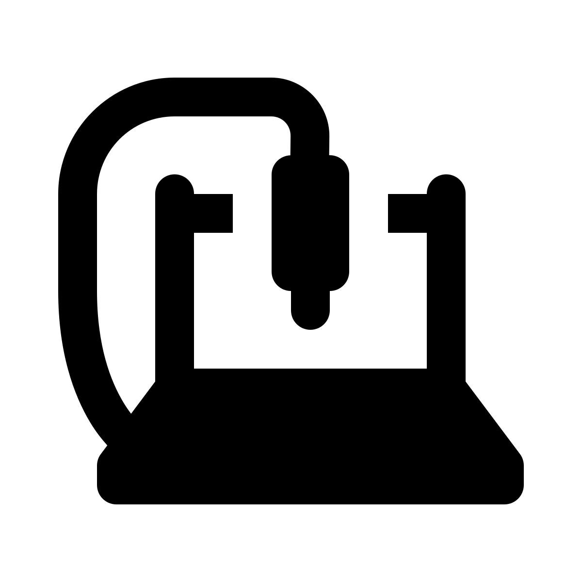 ios 17 glyph style cnc machine icon