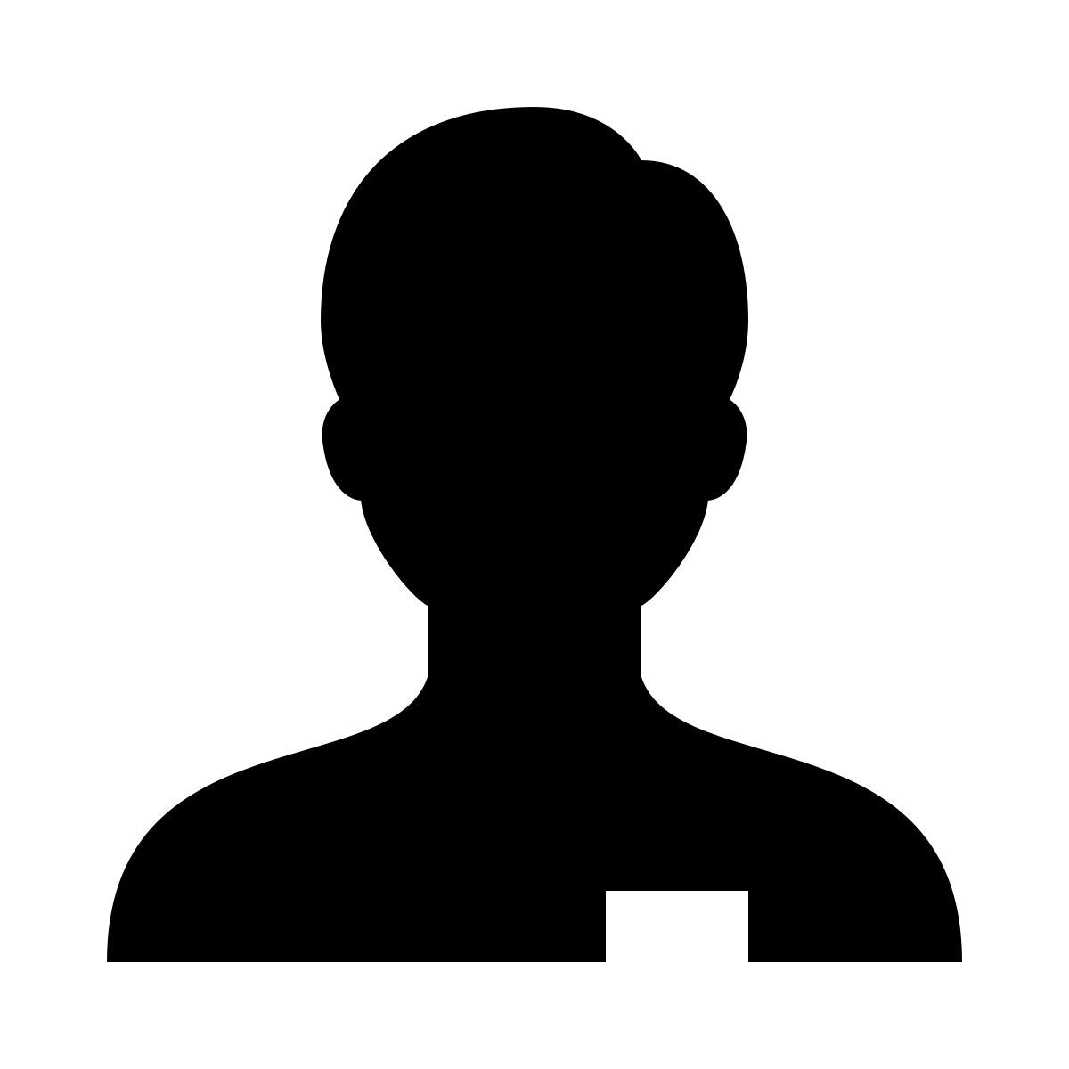 ios 17 glyph style mitarbeiter männlich icon