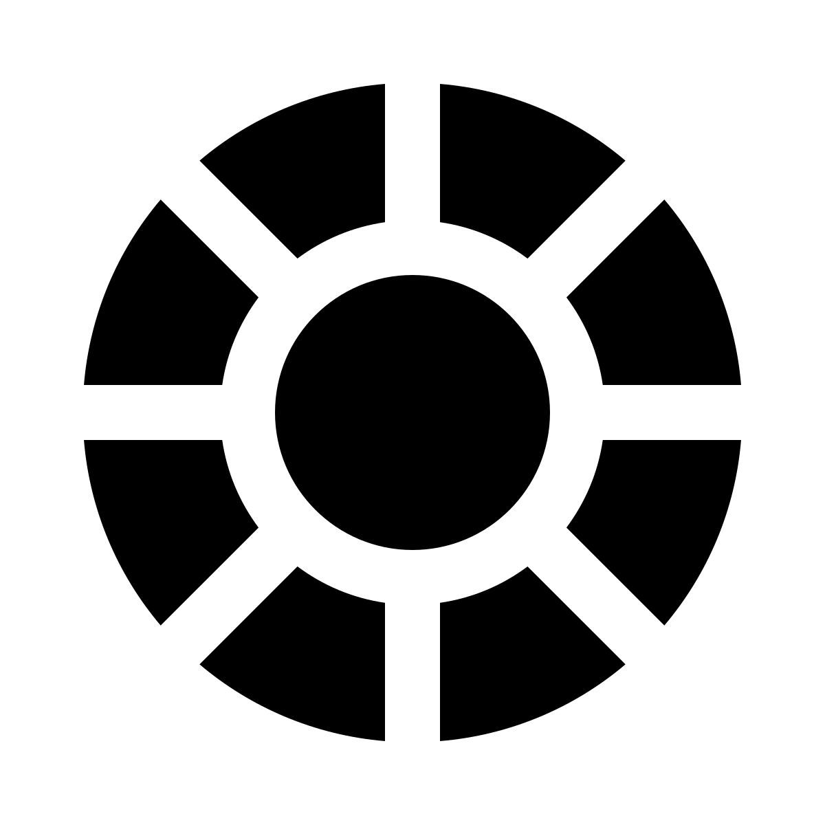 ios 17 glyph style modo de color icon