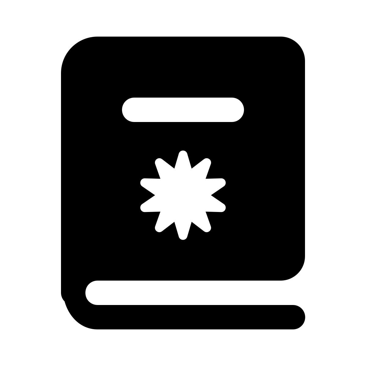 ios 17 glyph style comic book icon