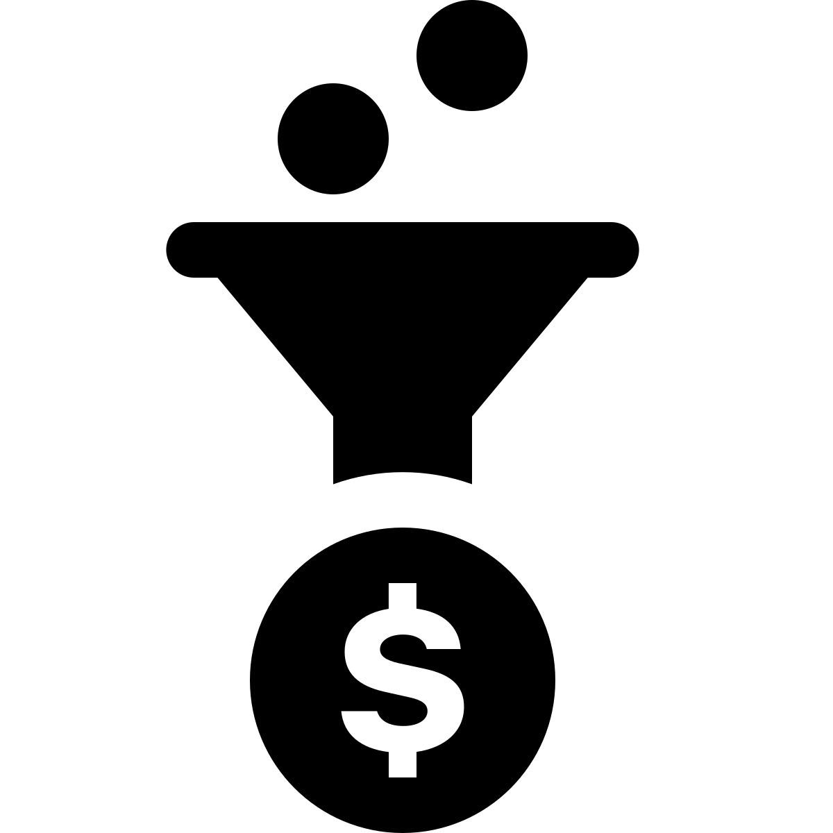 ios 17 glyph style tasa de conversión icon