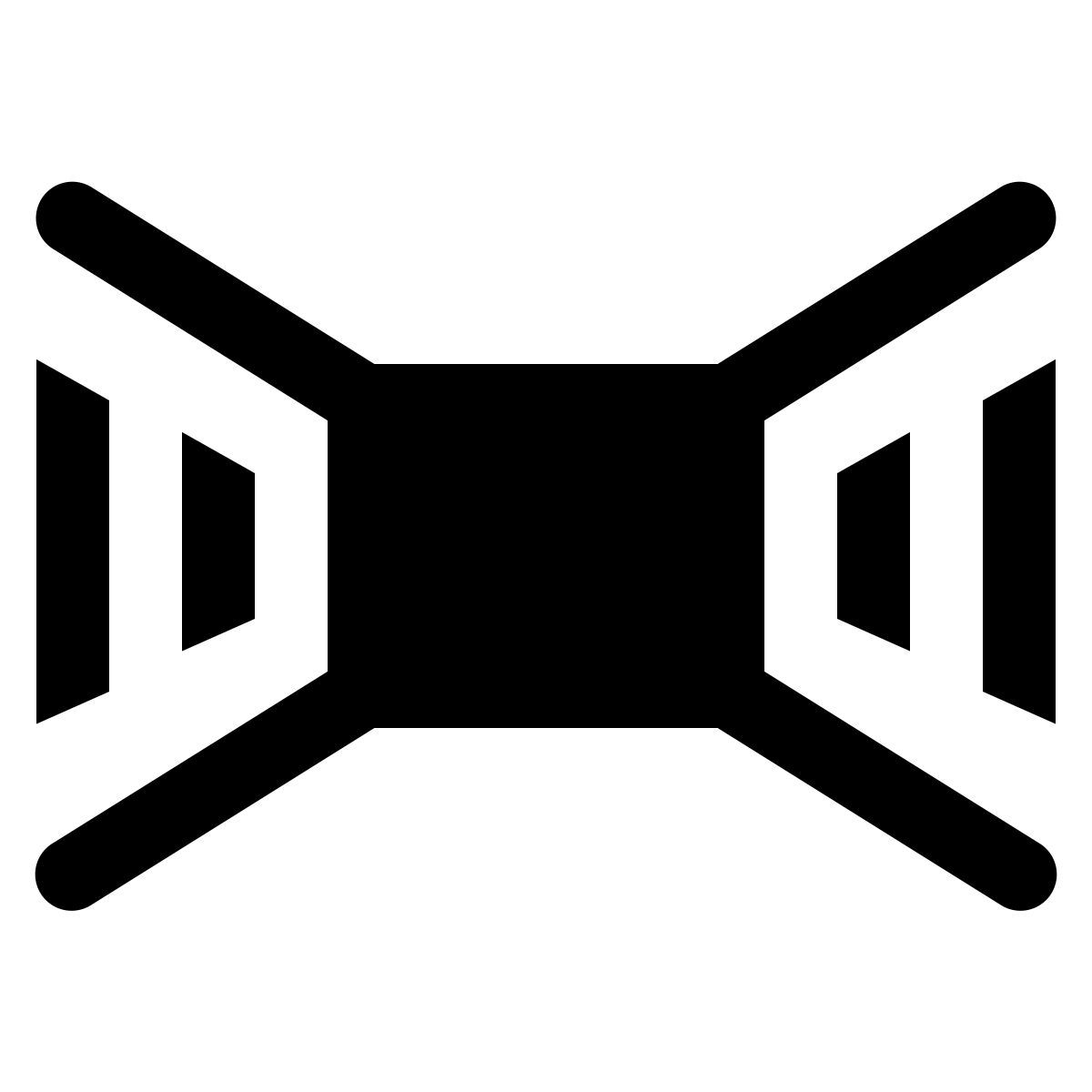 ios 17 glyph style corredor icon