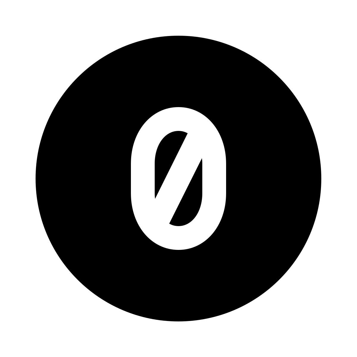 ios 17 glyph style 크리에이티브 커먼즈 제로 icon