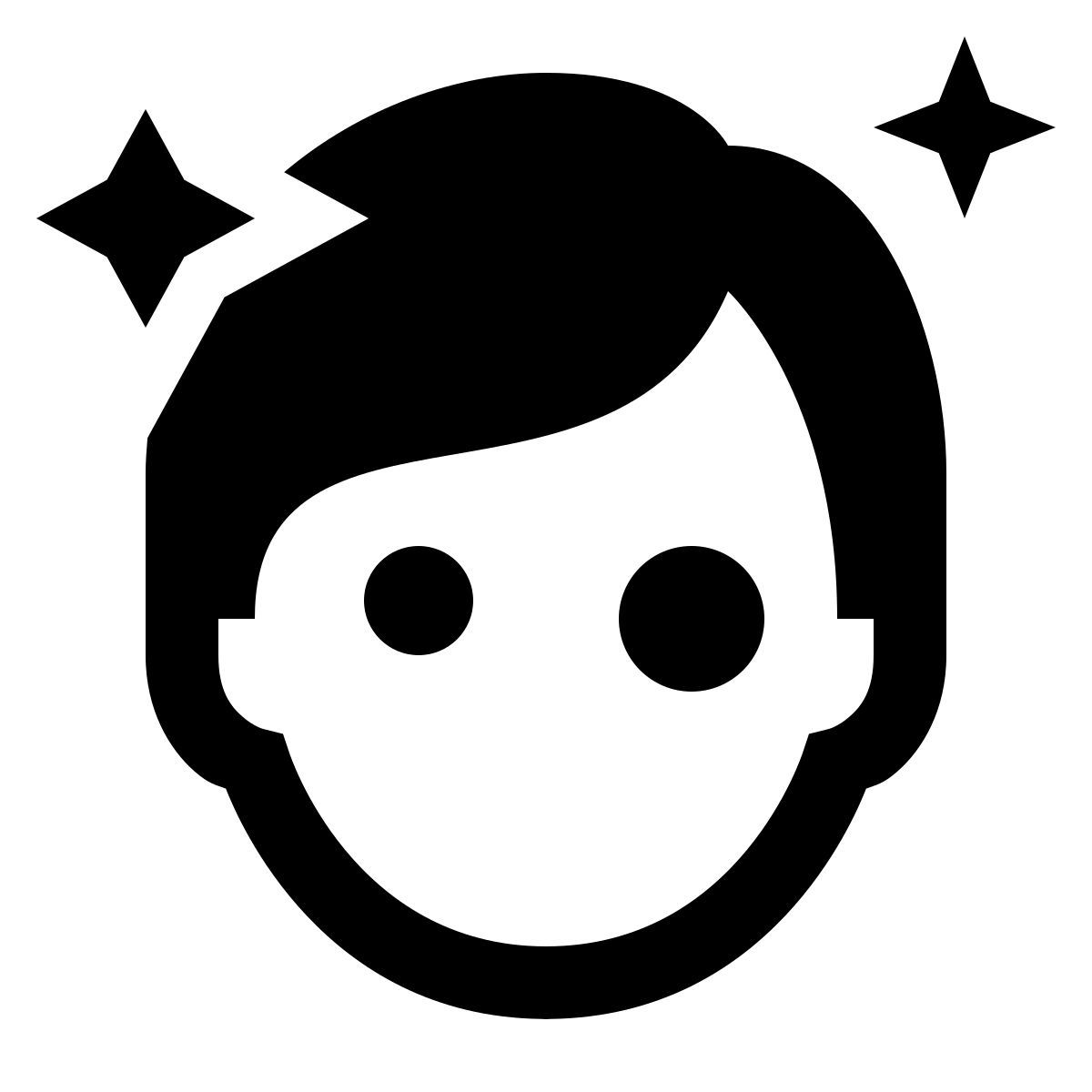 ios 17 glyph style 晕人 icon