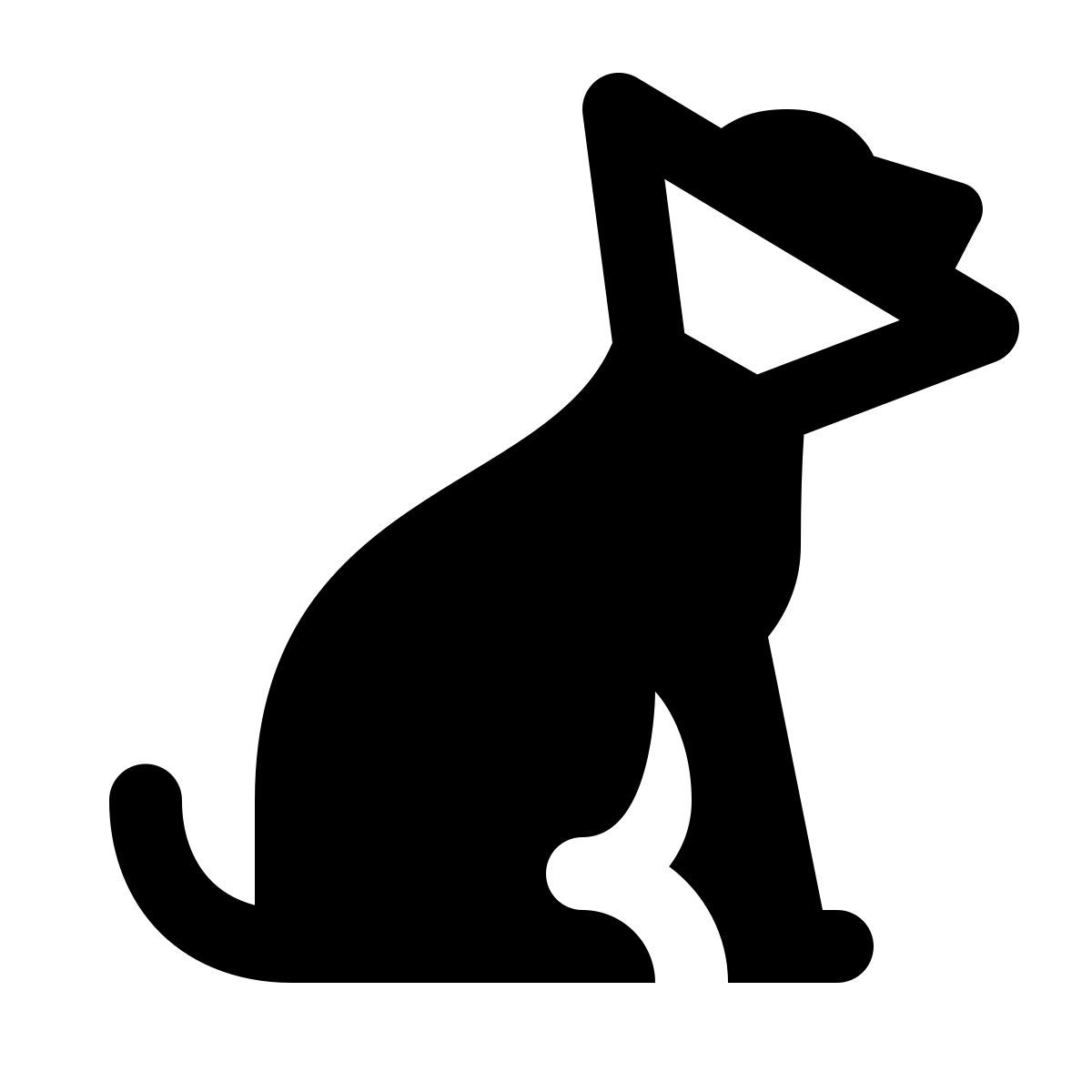 ios 17 glyph style 개 콘 icon