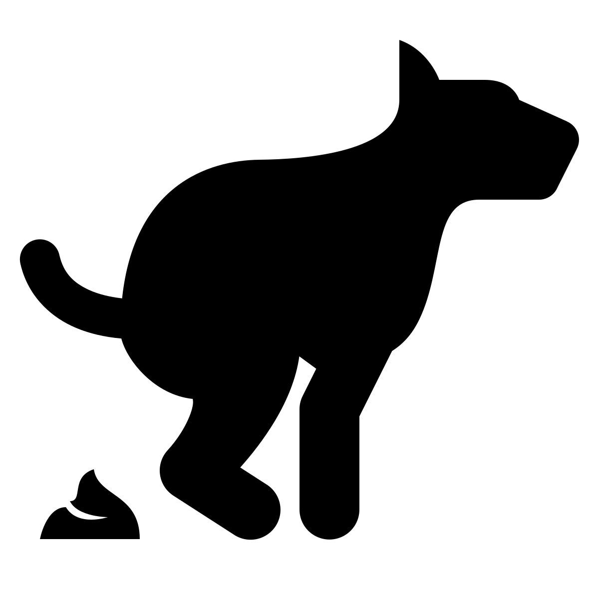 ios 17 glyph style 狗拉屎 icon