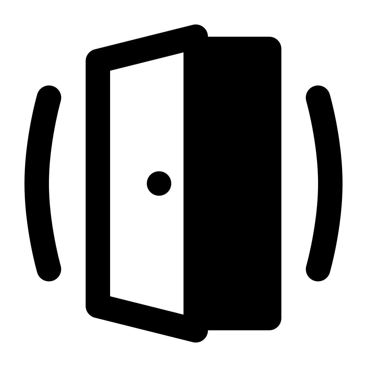 ios 17 glyph style door sensor alarmed icon