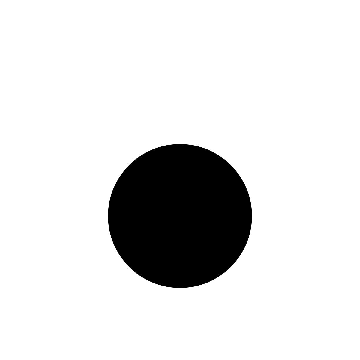 ios 17 glyph style taper deux fois icon