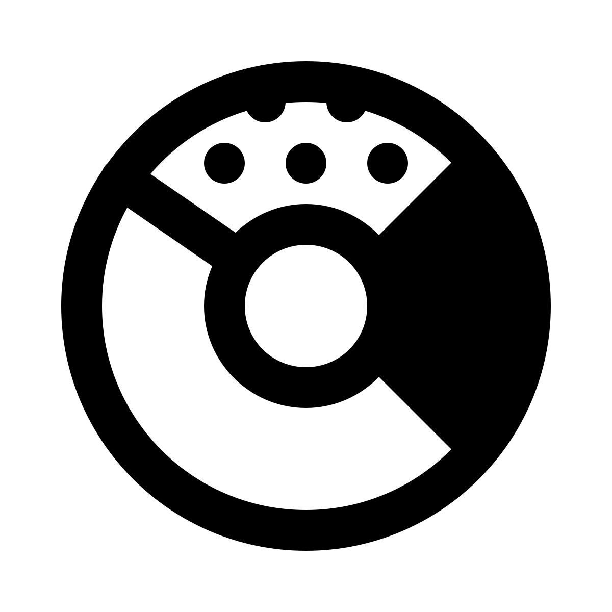 ios 17 glyph style 圆环图 icon