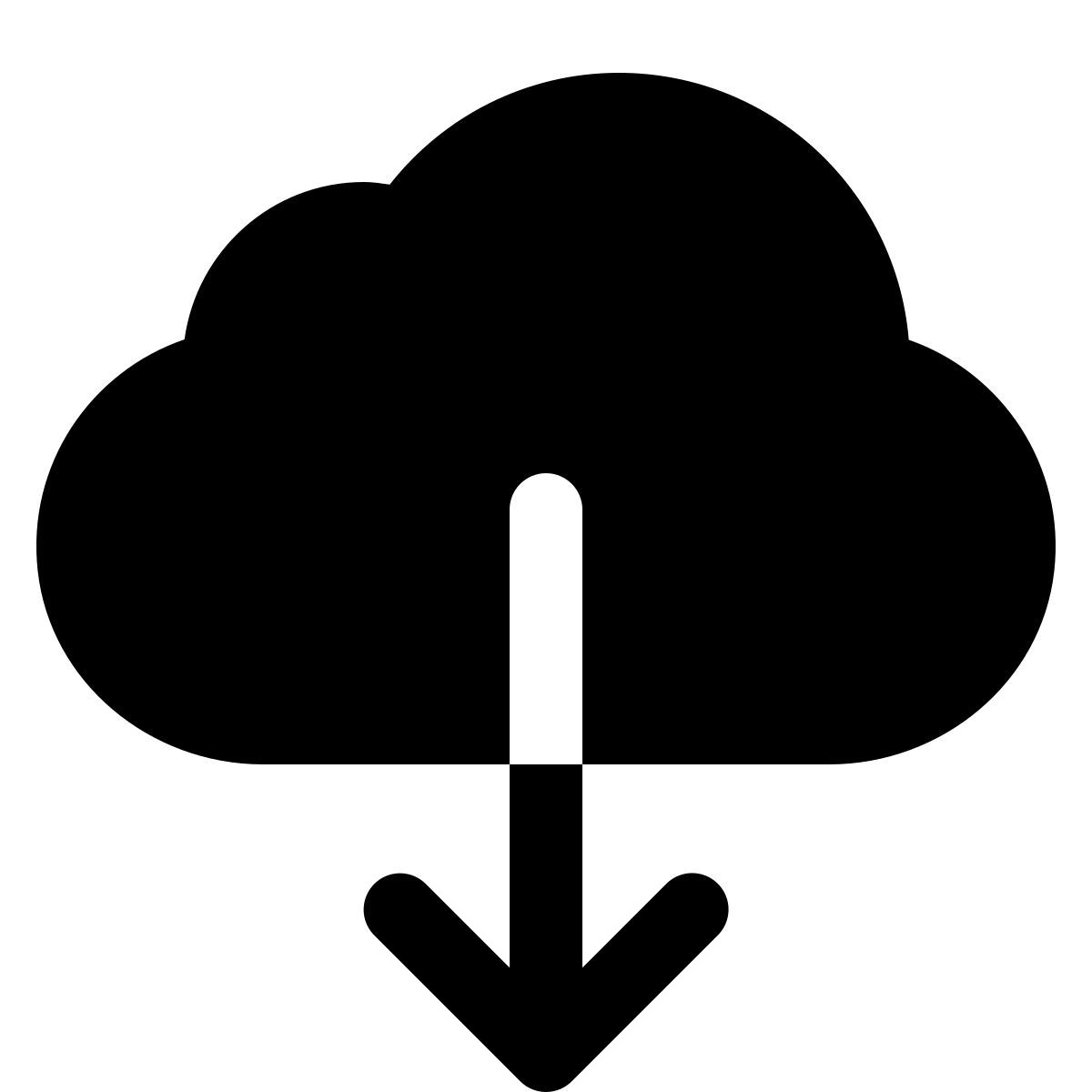 ios 17 glyph style 클라우드에서 다운로드 icon