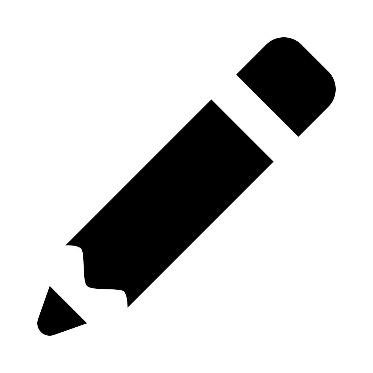 ios 17 glyph style edit pencil icon