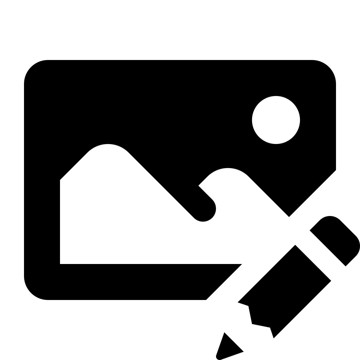 ios 17 glyph style 이미지 편집 icon