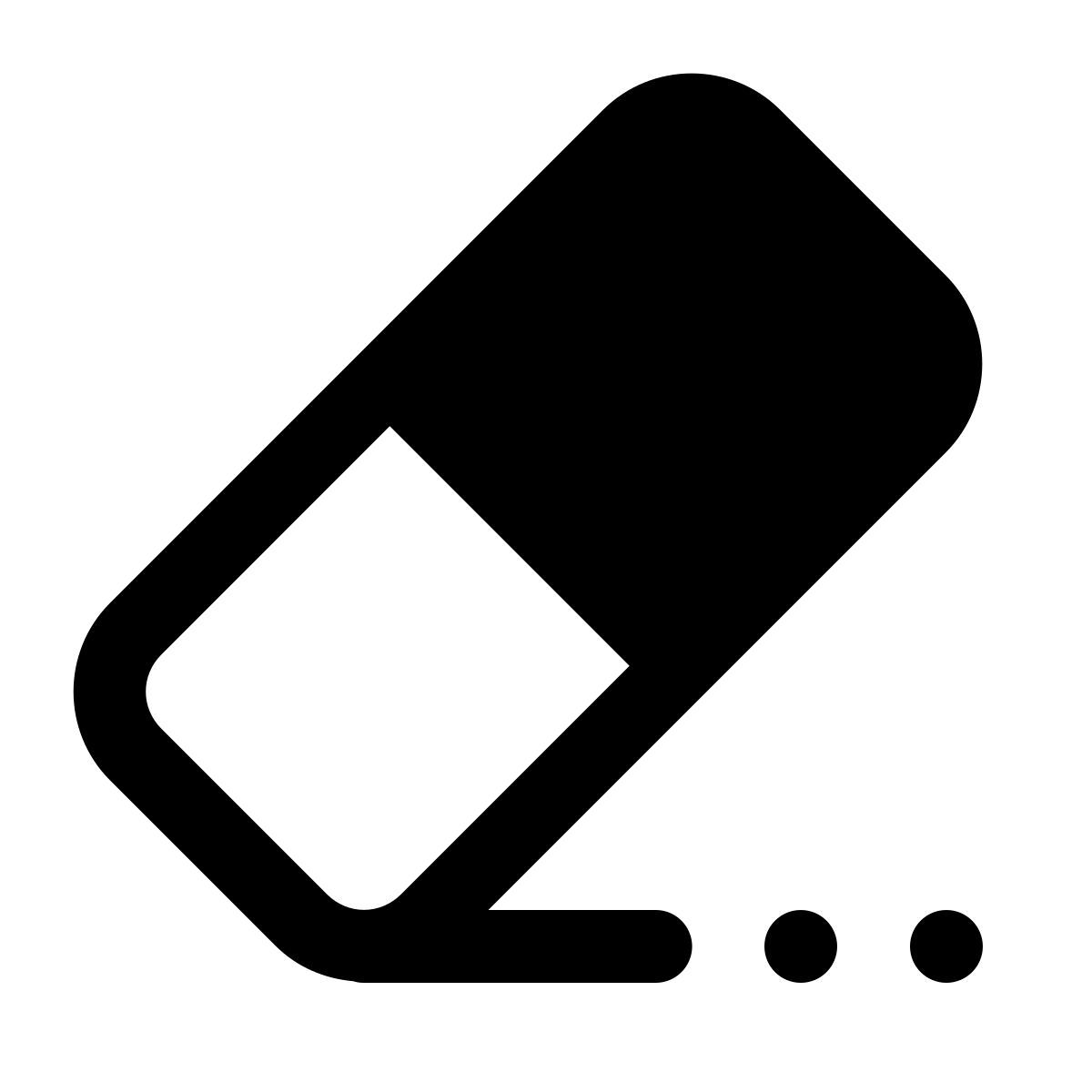 ios 17 glyph style erase icon