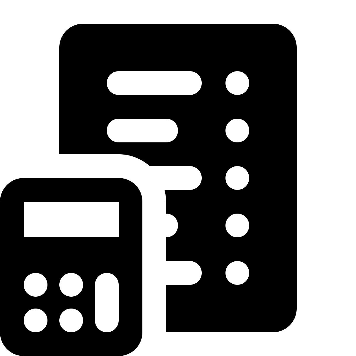 ios 17 glyph style 会计 icon