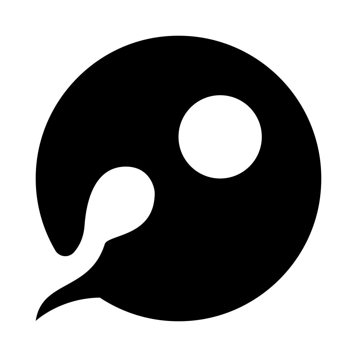 ios 17 glyph style fertilization icon