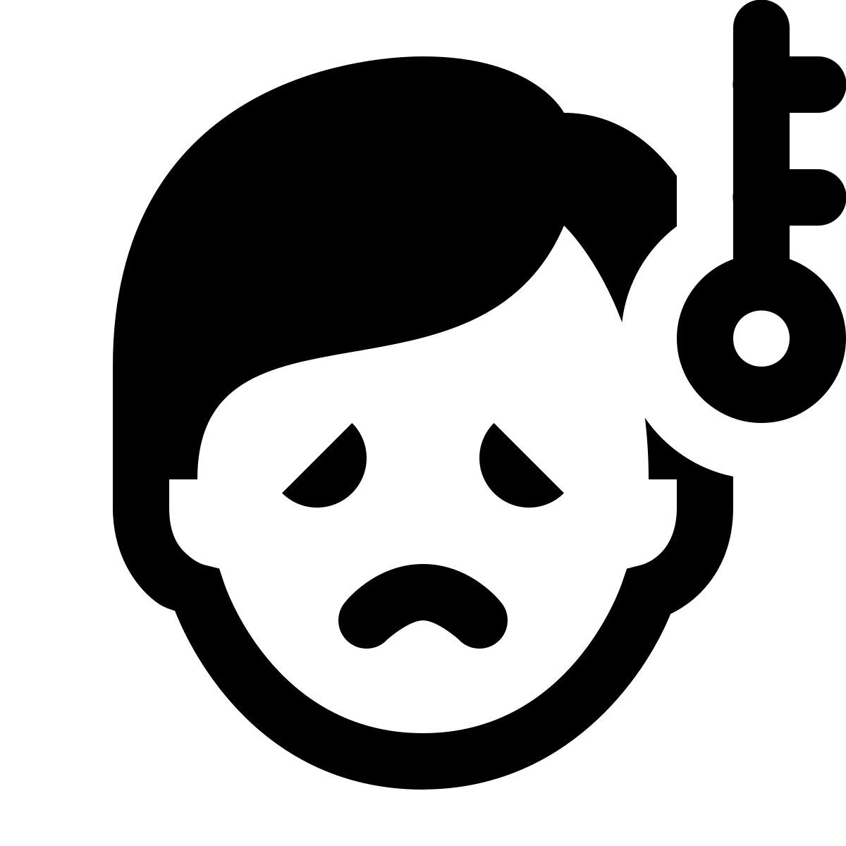 ios 17 glyph style fieber icon