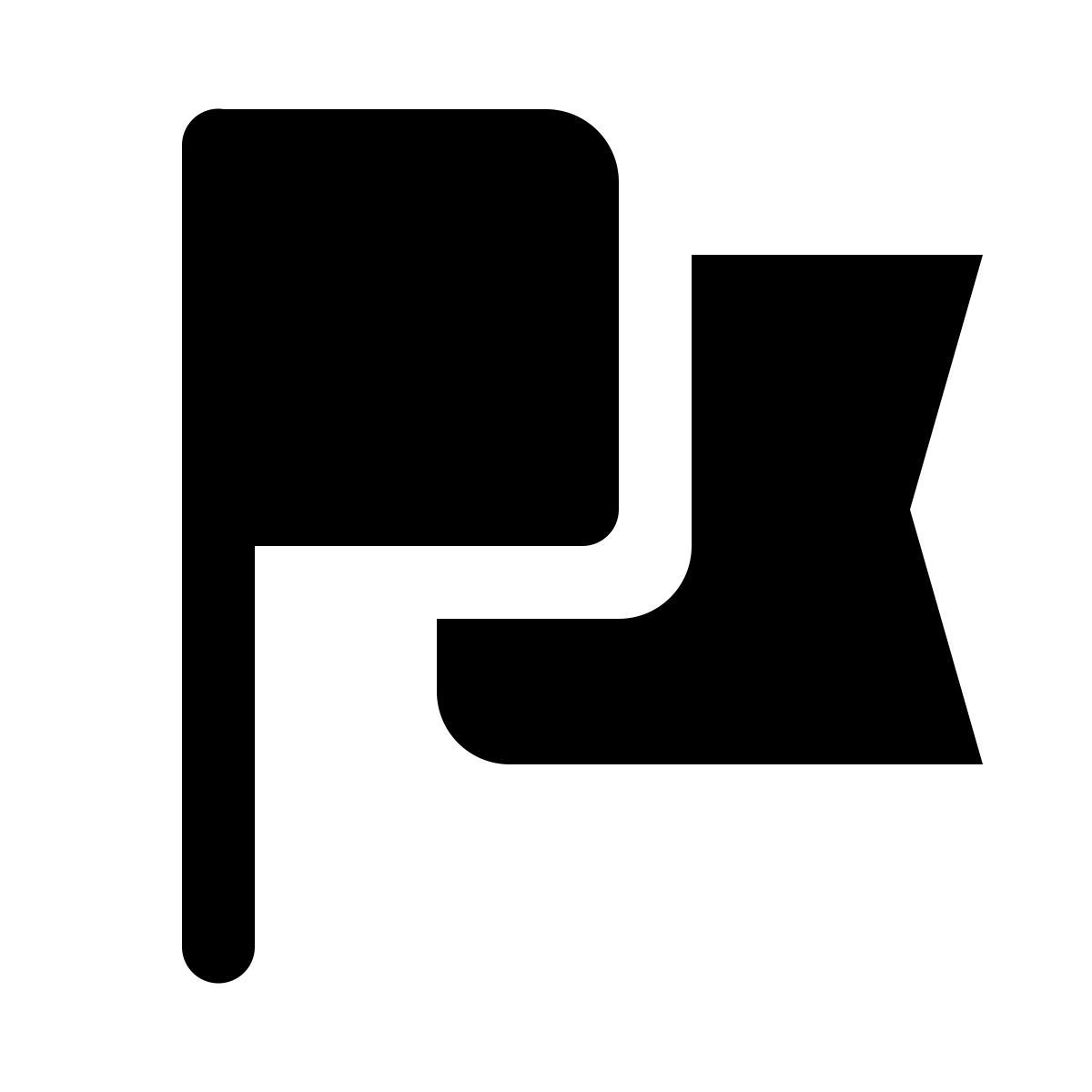 ios 17 glyph style flag icon