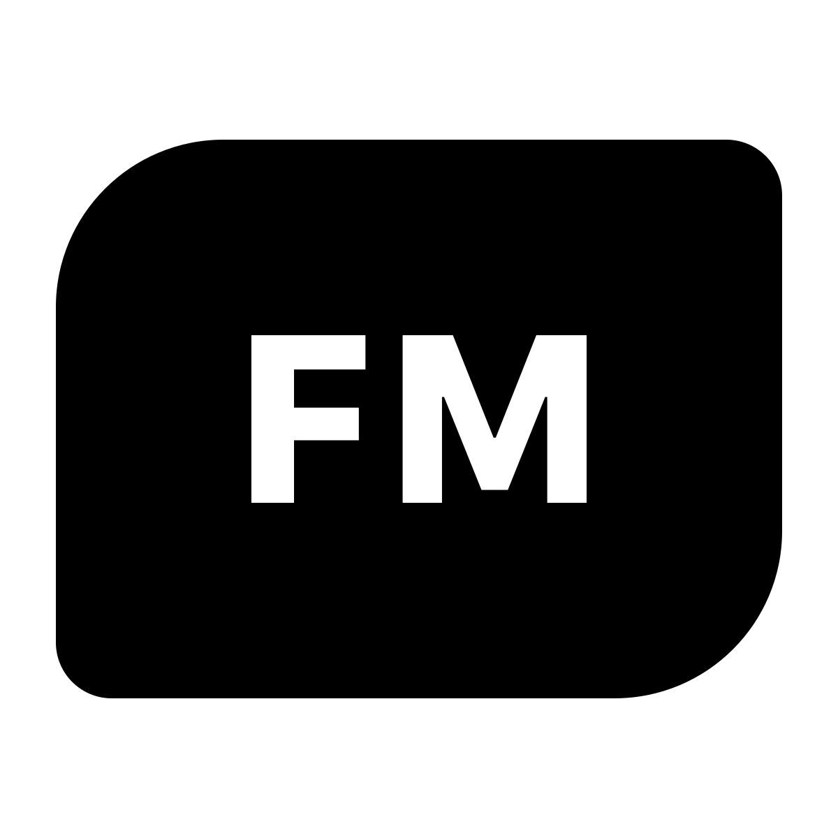 ios 17 glyph style fm广播 icon