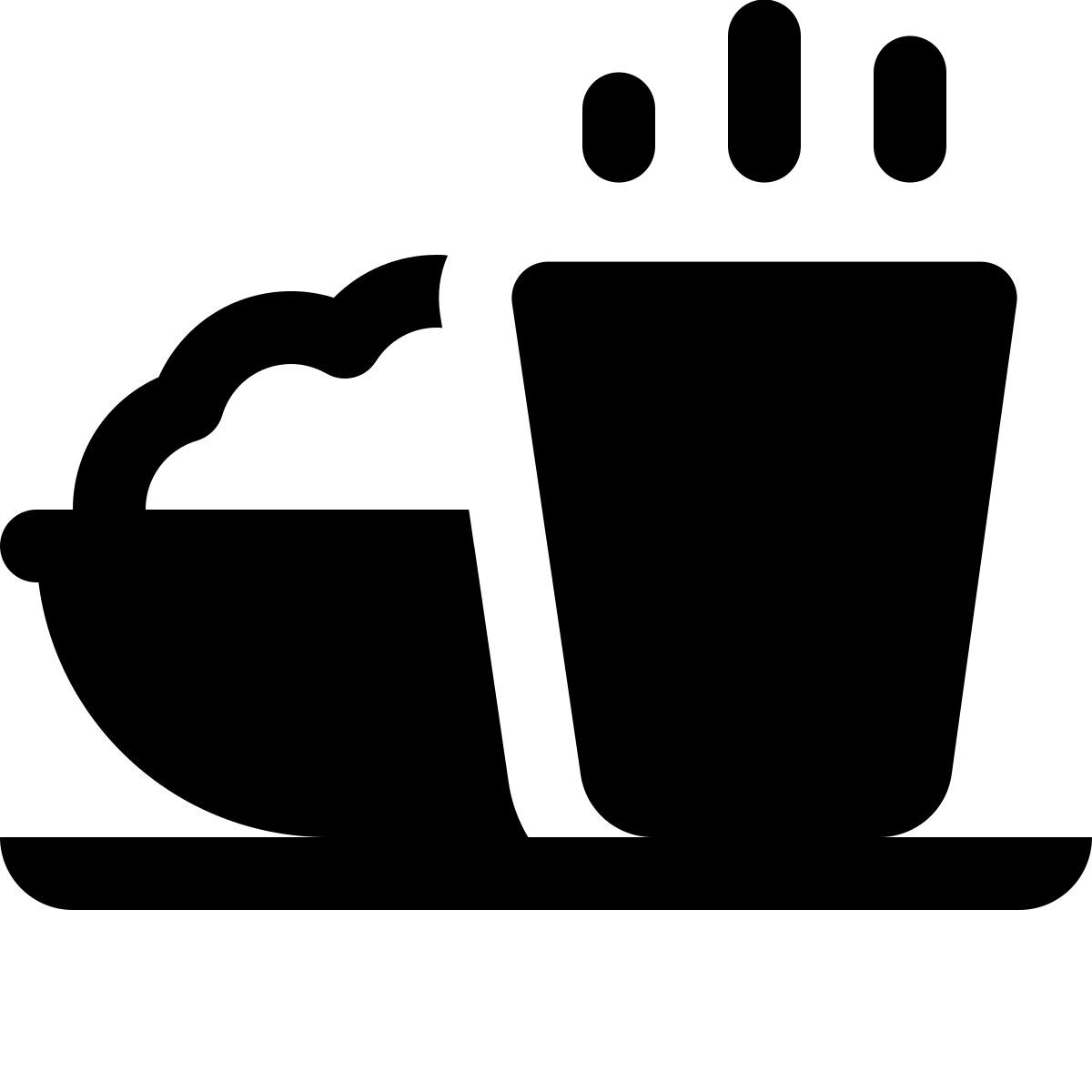 ios 17 glyph style barra de comida icon