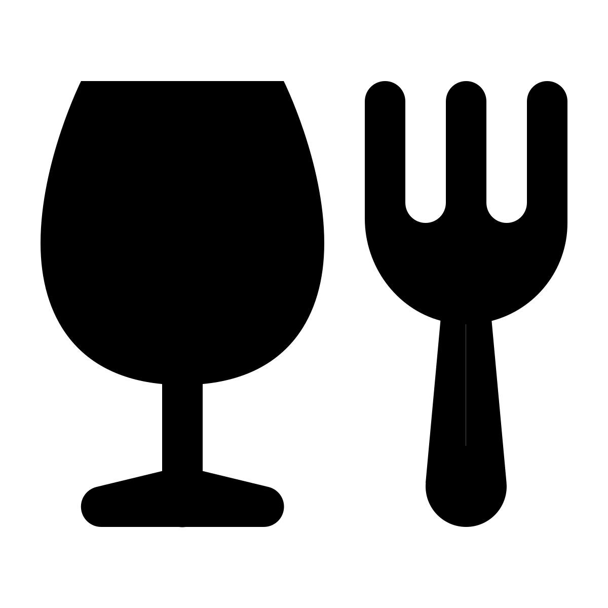 ios 17 glyph style 餐饮 icon