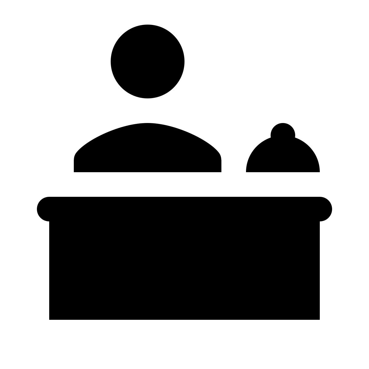 ios 17 glyph style front desk icon