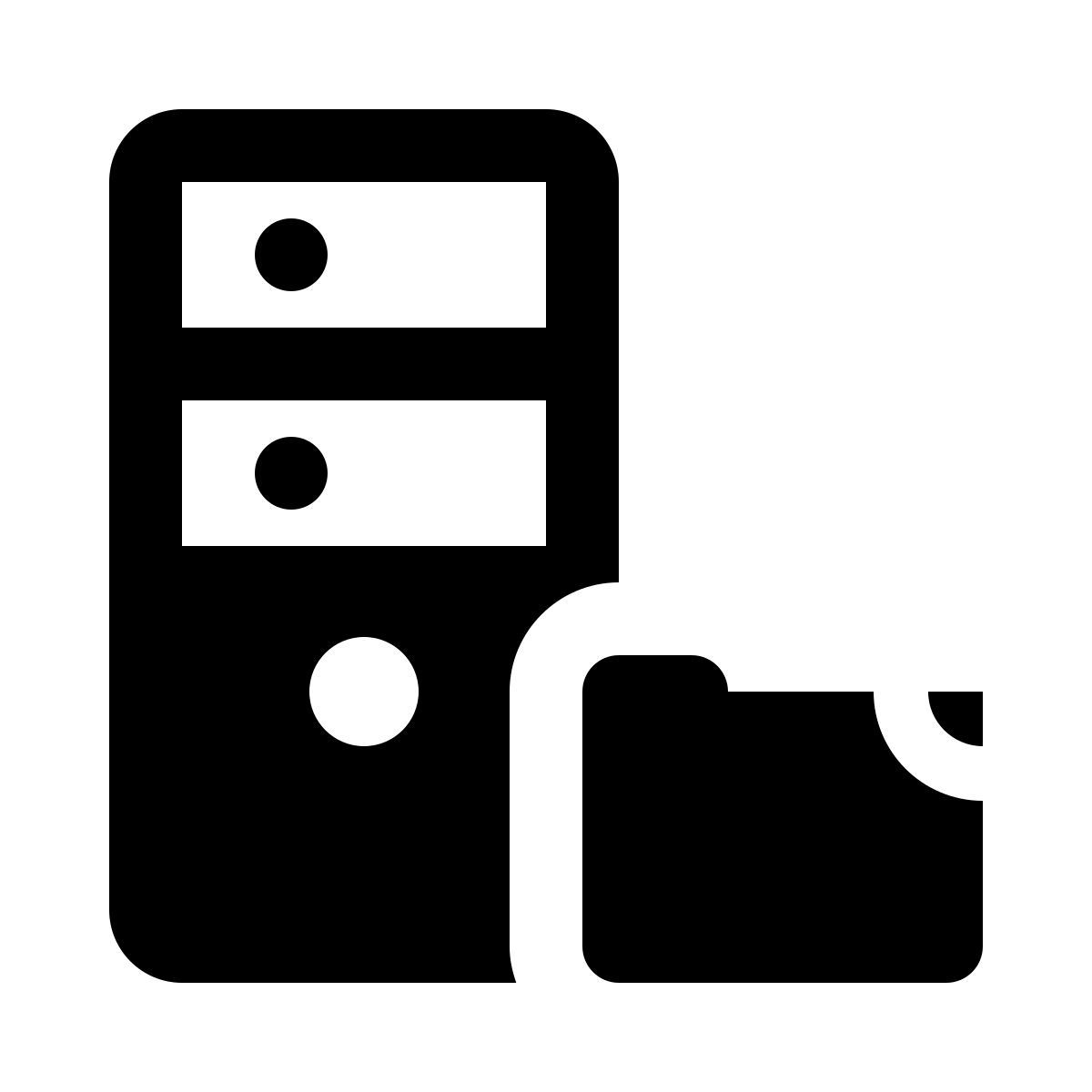 ios 17 glyph style ftp 서버 icon