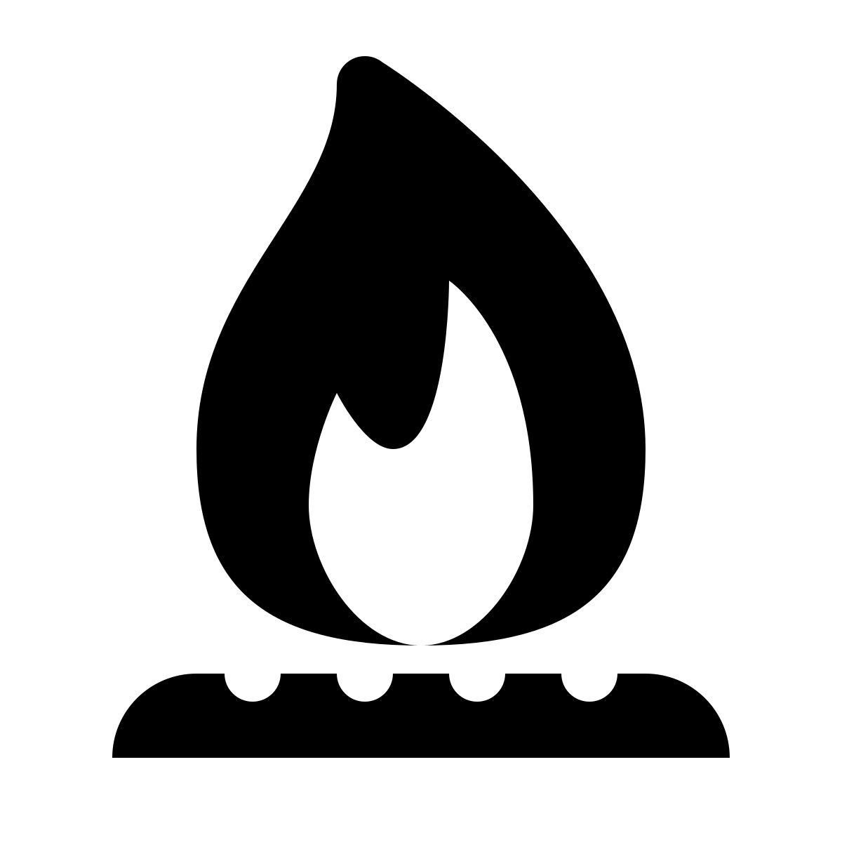 ios 17 glyph style industria de gas icon