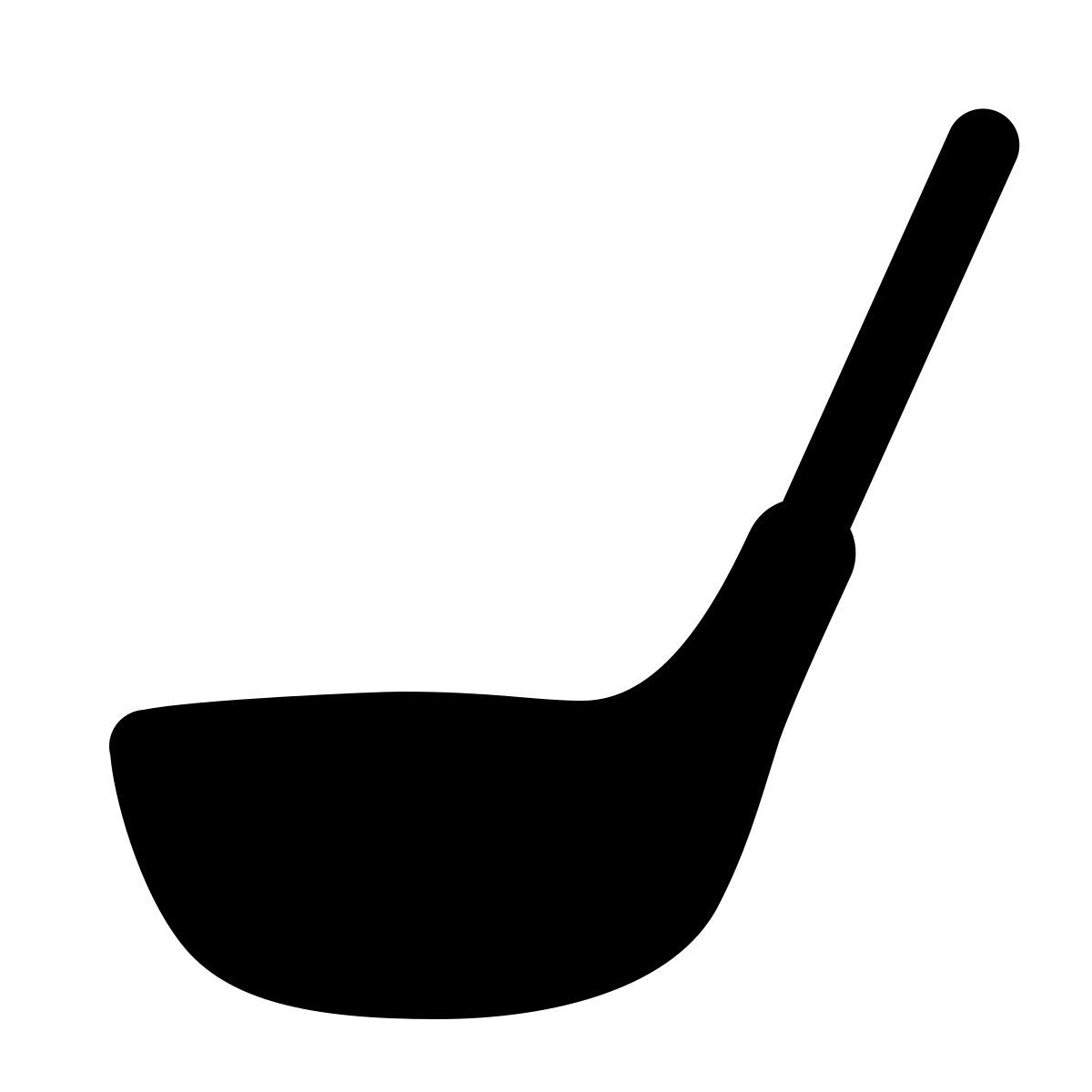 ios 17 glyph style 高尔夫俱乐部 icon