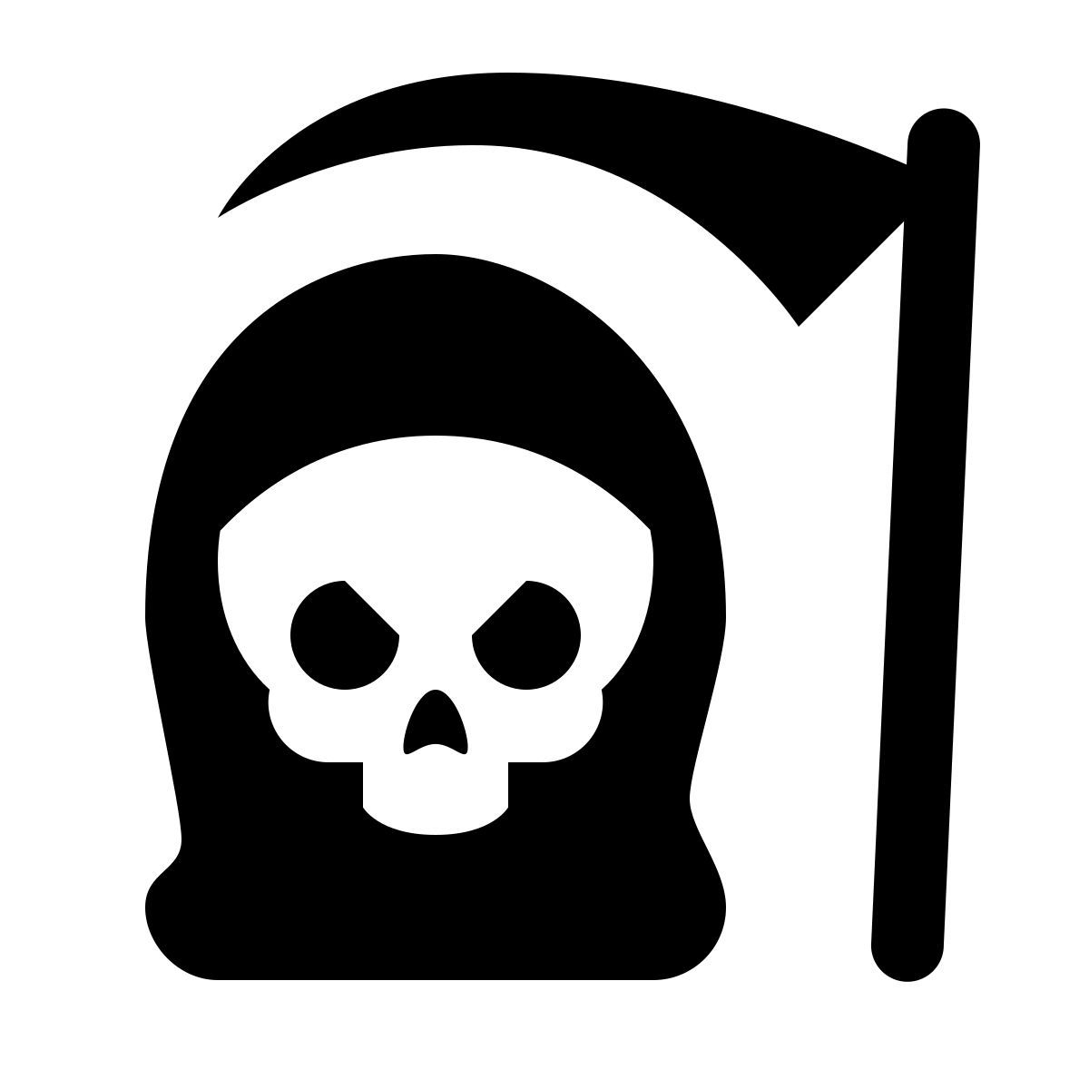 ios 17 glyph style 死神 icon