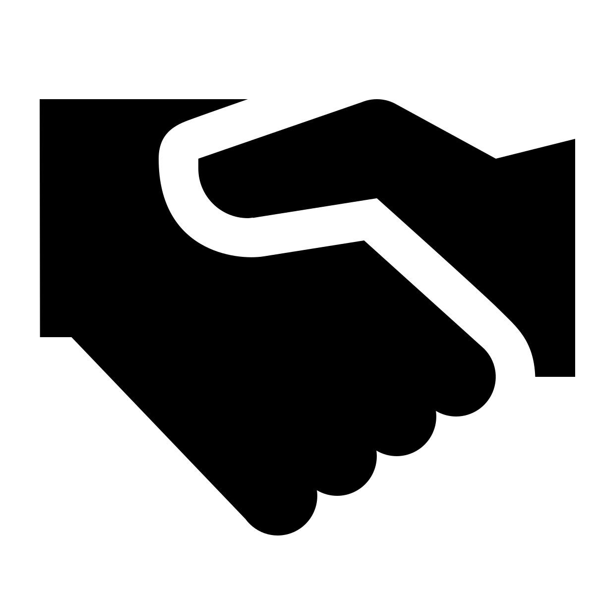 ios 17 glyph style handshake icon
