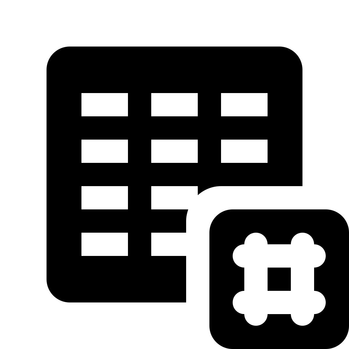 ios 17 glyph style grade de atividade com hashtag icon