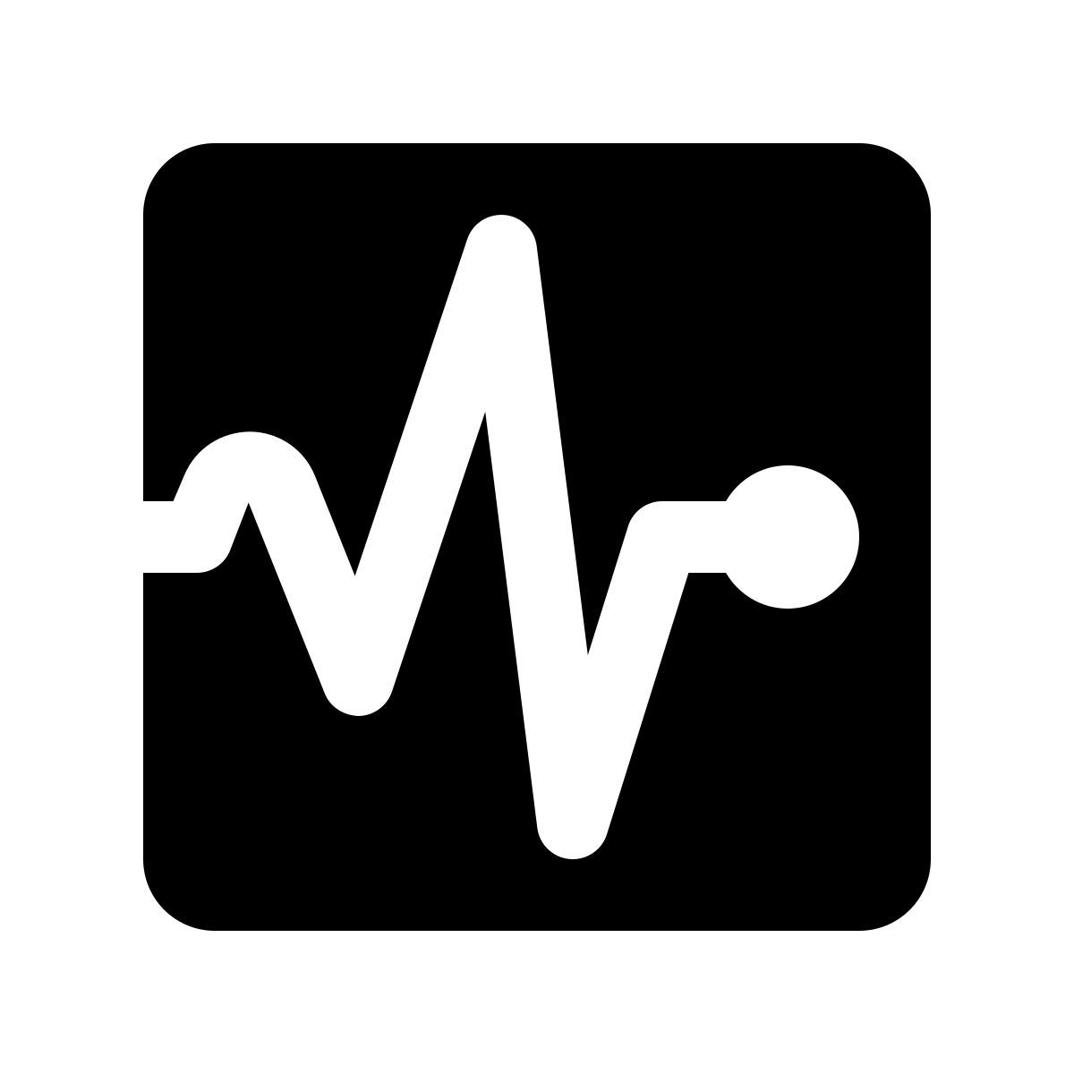 ios 17 glyph style heart monitor icon