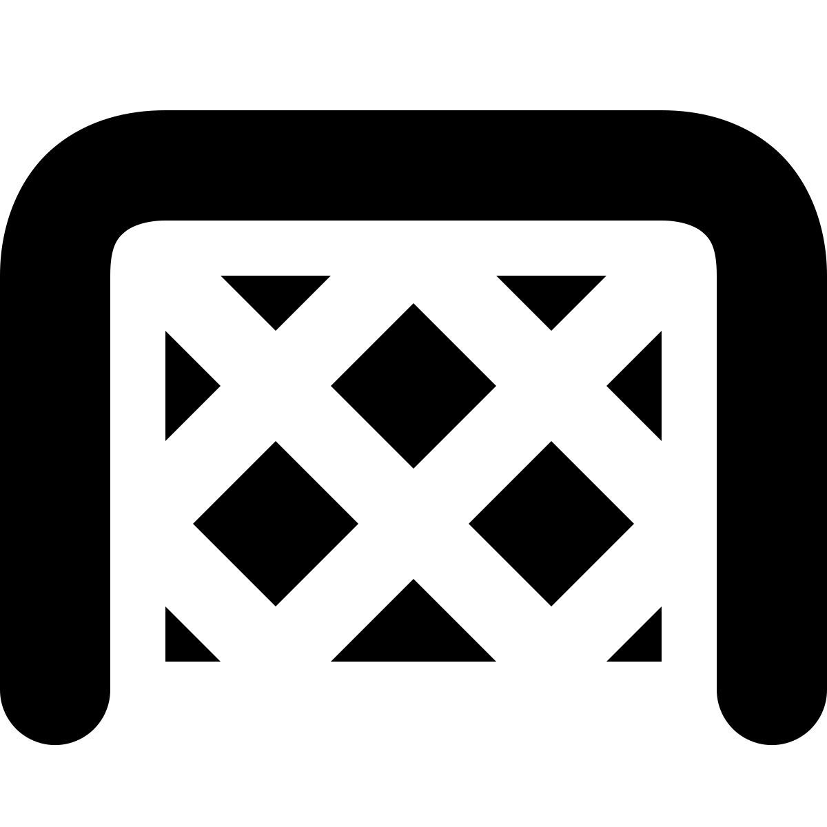 ios 17 glyph style 하키 게이트 icon