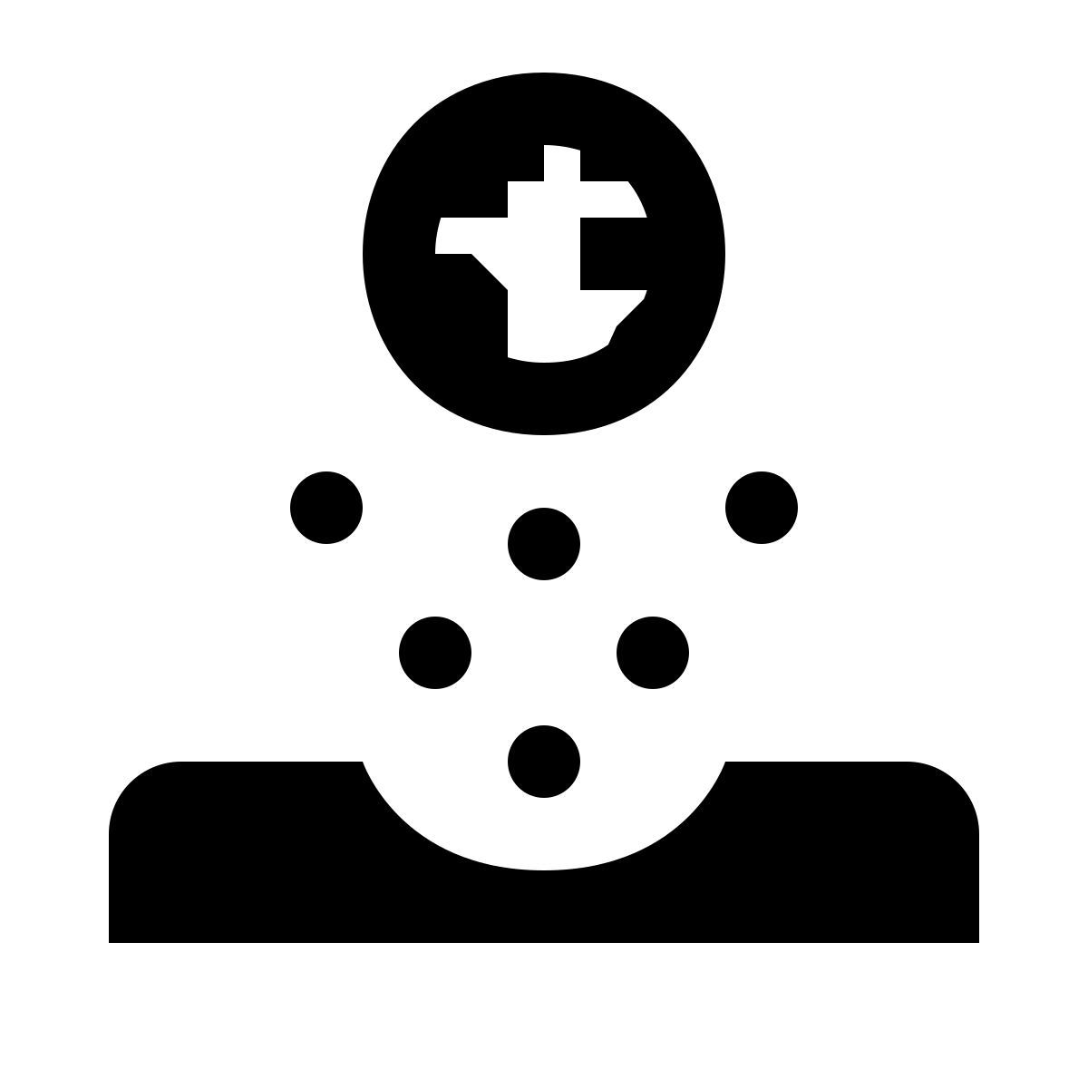 ios 17 glyph style hologram icon