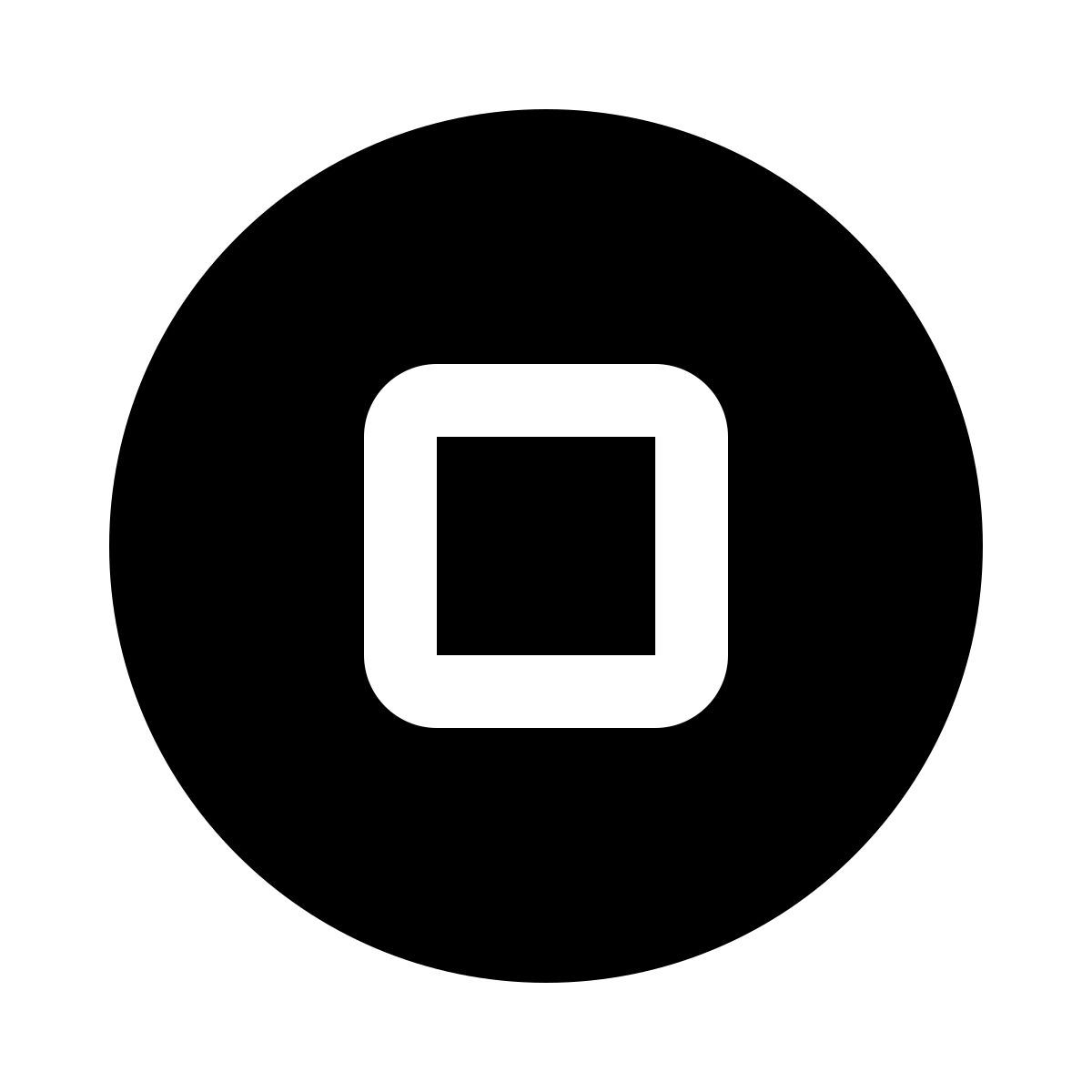 ios 17 glyph style 主页按钮 icon