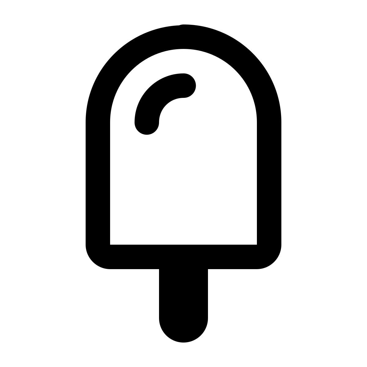 ios 17 glyph style eis pop gelb icon