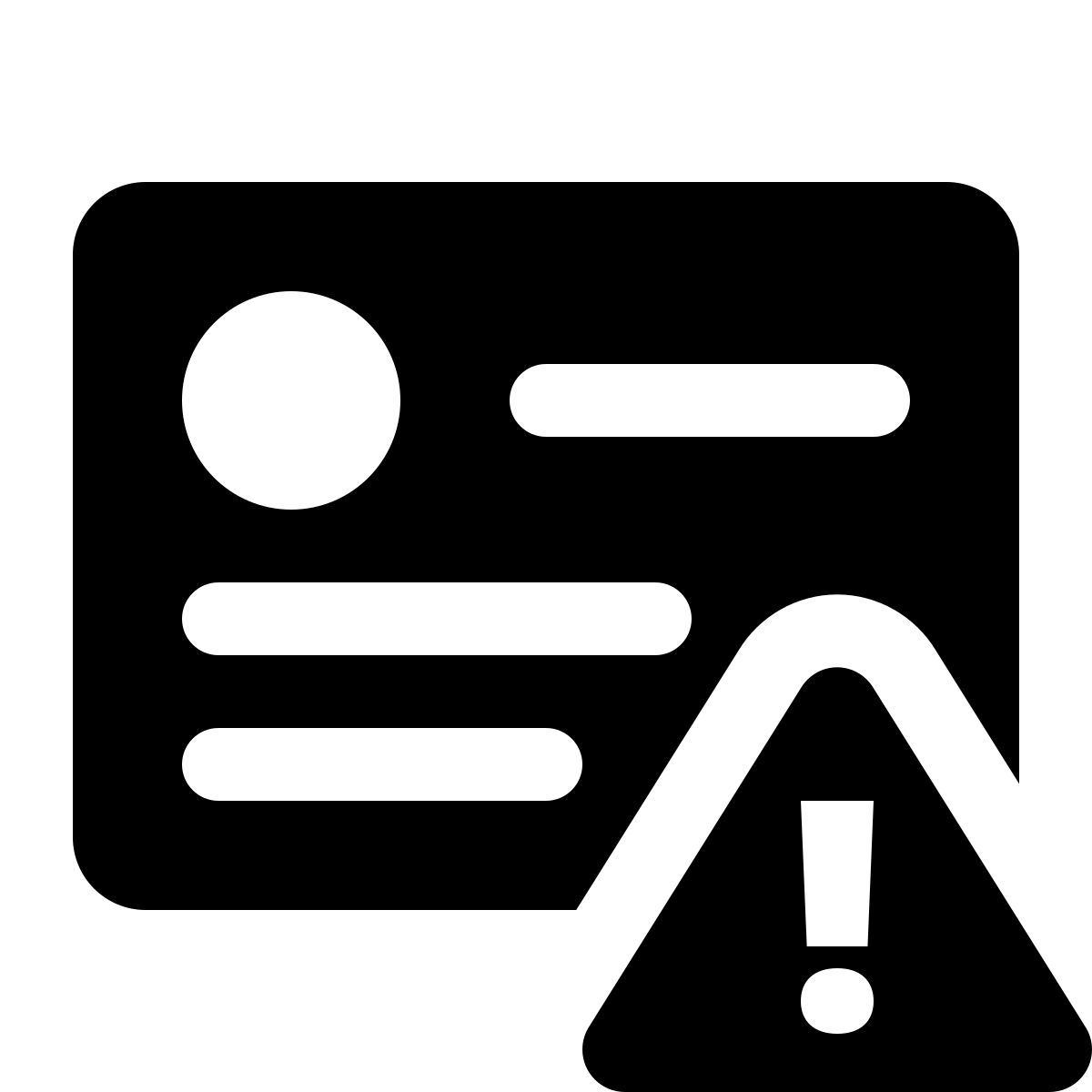 ios 17 glyph style errore nell'identificazione dei documenti icon